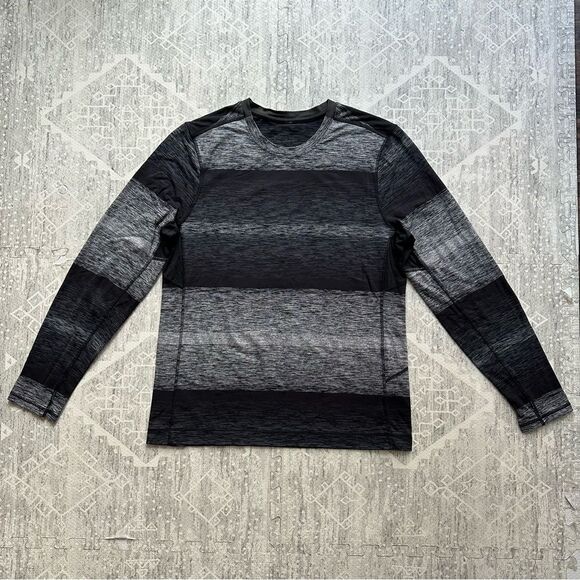 Lululemon Men’s Core Crew Heathered Active Long Sleeve Workout Shirt Size XL - Picture 1 of 12